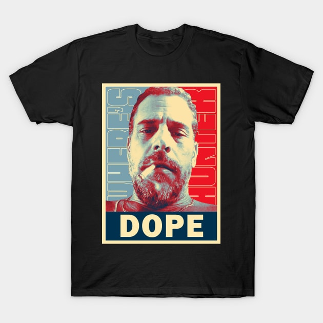 Hunter Biden Dope Laptop T-Shirt by ActiveNerd